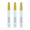 winmau nasadky winmau vecta white gold