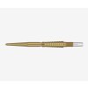 swiss storm lnc 30mm gold dart point side view