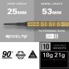 Šipky Target Bolide Envy 10 90% 18g soft