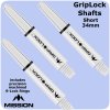 mission griplock shafts short white with rings
