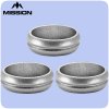 mission flight lock rings silver f lock