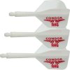 Condor Axe Logo Small Shape White Red Dart