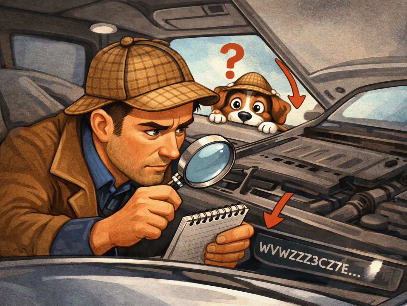 Kde najdu VIN kód a jak ho správně opsat