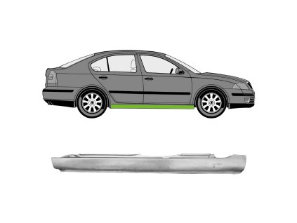 Práh škoda octavia 2