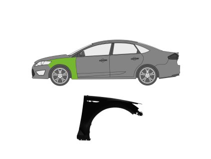 Přední blatník levý ford mondeo mk4 2007 2015
