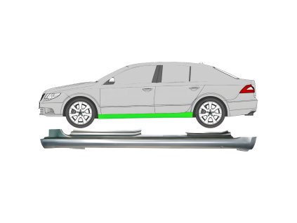 Opravný plech prahu Levá ŠKODA Superb 08 15 02