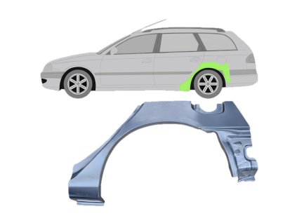 Lem%20zadni%CC%81ho%20blatni%CC%81ku%20na%20Toyota%20Avensis%201997 2003%20%20Leva%CC%81%20%20COMBI