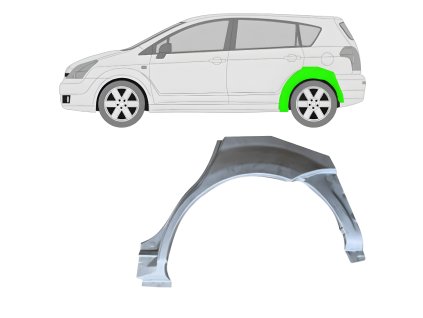 Lem%20zadni%CC%81ho%20blatni%CC%81ku%20na%20Toyota%20Corolla%20Verso%202004 2009%20%20Leva%CC%81