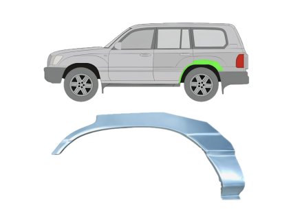 Lem%20zadni%CC%81ho%20blatni%CC%81ku%20na%20Toyota%20Land%20Cruiser%201998 2007%20%20Leva%CC%81