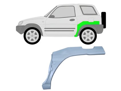 Lem%20zadni%CC%81ho%20blatni%CC%81ku%20na%20Toyota%20RAV4%201994 2000%20%20Leva%CC%81