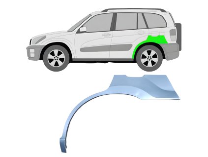 Lem%20zadni%CC%81ho%20blatni%CC%81ku%20na%20Toyota%20RAV4%202000 2005%20%20Leva%CC%81