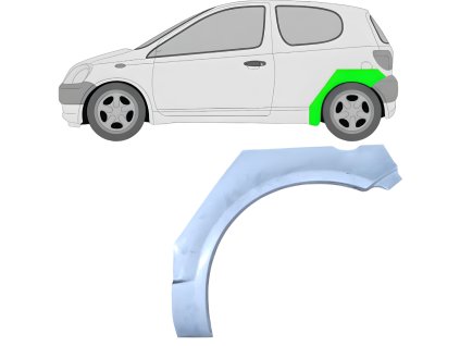 Lem%20zadni%CC%81ho%20blatni%CC%81ku%20na%20Toyota%20Yaris%201999 2006%20%20Leva%CC%81