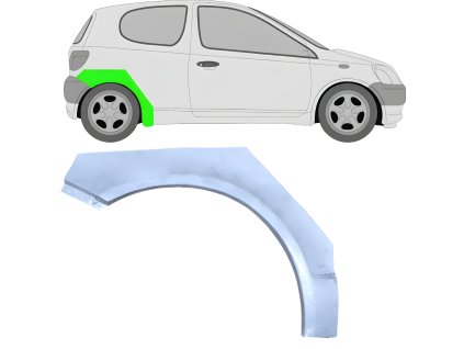 Lem%20zadni%CC%81ho%20blatni%CC%81ku%20na%20Toyota%20Yaris%201999 2006%20%20Prava%CC%81