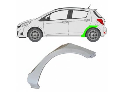 Lem%20zadni%CC%81ho%20blatni%CC%81ku%20na%20Toyota%20Yaris%202011 2020%20%20Leva%CC%81