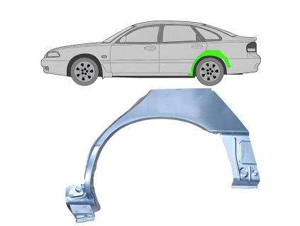 Lem%20zadni%CC%81ho%20blatni%CC%81ku%20%20Leva%CC%81%20Mazda%20626%201992 1997