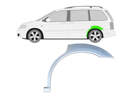 Lem%20zadni%CC%81ho%20blatni%CC%81ku%20%20Leva%CC%81%20Mazda%20MPV%201999 2006