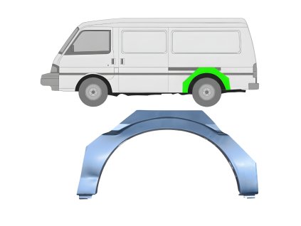 Lem%20zadni%CC%81ho%20blatni%CC%81ku%20%20Leva%CC%81%20Mazda%20E serie%201984 1998