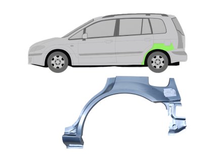 Lem%20zadni%CC%81ho%20blatni%CC%81ku%20%20Leva%CC%81%20Mazda%20Premacy%201999 2005