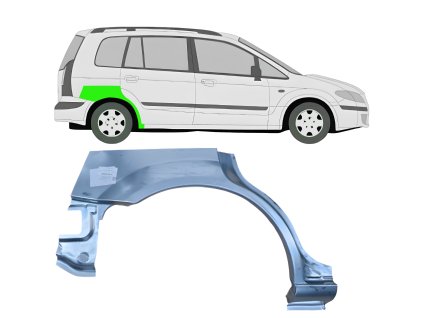 Lem%20zadni%CC%81ho%20blatni%CC%81ku%20%20Prava%CC%81%20Mazda%20Premacy%201999 2005