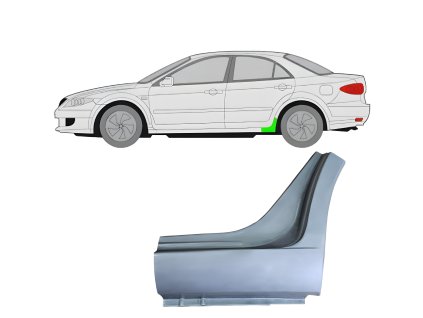 Opravny%CC%81%20plech%20konce%20prahu%20%20Leva%CC%81%20Mazda%206%202002 2007