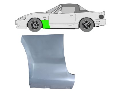 Opravny%CC%81%20plech%20pr%CC%8Cedni%CC%81ho%20blatni%CC%81ku%20%20Leva%CC%81%20Mazda%20MX 5%201998 2005