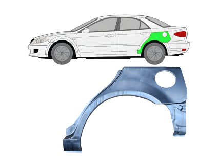 Lem%20zadni%CC%81ho%20blatni%CC%81ku%20%20Leva%CC%81%20Mazda%206%202002 2008%20HATCHBACK