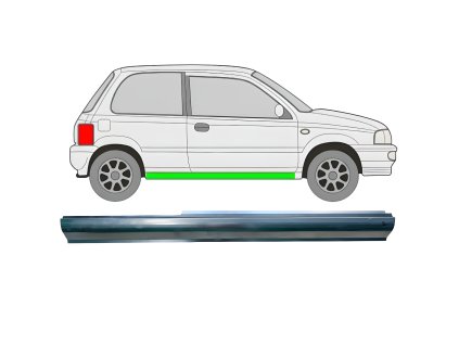 Opravny%CC%81%20plech%20prahu%20na%20Suzuki%20Alto%201994 2002%20%20Prava%CC%81