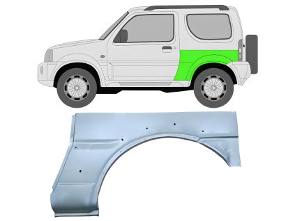 Lem%20zadni%CC%81ho%20blatni%CC%81ku%20na%20Suzuki%20Jimny%201998 2018%20%20Leva%CC%81