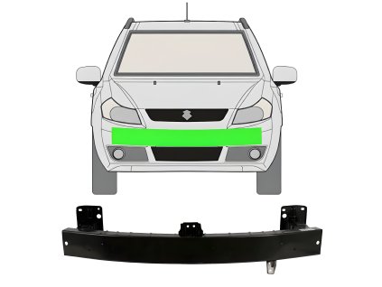 Vy%CC%81ztuha%20pr%CC%8Cedni%CC%81ho%20na%CC%81razni%CC%81ku%20%20Nosni%CC%81k%20na%20Fiat%20Sedici%20Suzuki%20Sx4%202006 2013