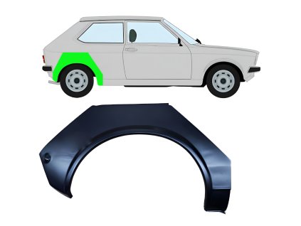 Lem%20zadni%CC%81ho%20blatni%CC%81ku%20na%20Audi%2050%201974 1978%20%20Prava%CC%81