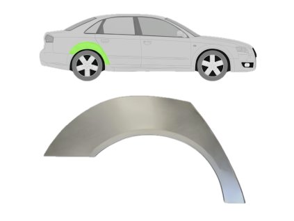 Lem%20zadni%CC%81ho%20blatni%CC%81ku%20na%20Audi%20A4%20B7%202004 2007%20%20Prava%CC%81
