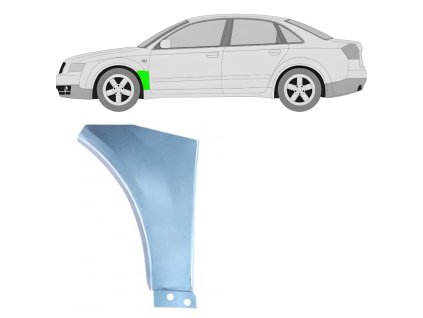 Opravny%CC%81%20plech%20pr%CC%8Cedni%CC%81ho%20blatni%CC%81ku%20na%20Audi%20A4%20B6%20B7%202000 2007%20%20Leva%CC%81