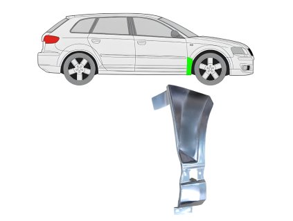 Opravny%CC%81%20plech%20pr%CC%8Cedni%CC%81ho%20blatni%CC%81ku%20na%20Audi%20A3%208P%202003 2012%20%20Prava%CC%81