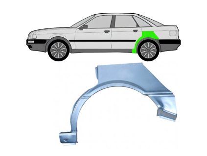 Lem%20zadni%CC%81ho%20blatni%CC%81ku%20na%20Audi%2080%20B3%201986 1991%20%20Leva%CC%81