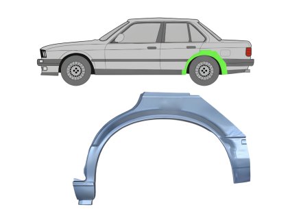 Lem%20zadni%CC%81ho%20blatni%CC%81ku%20na%20BMW%203%20E30%201982 1987%20%20Leva%CC%81