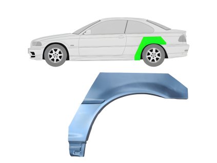 Lem%20zadni%CC%81ho%20blatni%CC%81ku%20na%20BMW%20E46%203%201998 2005%20%20Leva%CC%81%20%20COUPE