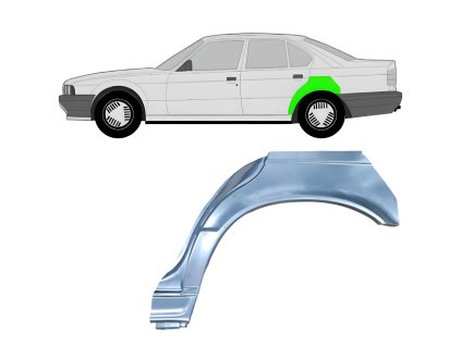 Lem%20zadni%CC%81ho%20blatni%CC%81ku%20na%20BMW%205%20E34%201987 1996%20%20Leva%CC%81%20%20SEDAN