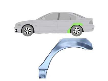 Maly%CC%81%20opravny%CC%81%20plech%20zadni%CC%81ho%20blatni%CC%81ku%20na%20BMW%20E46%203%201998 2005%20%20Leva%CC%81