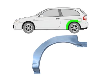 Lem%20zadni%CC%81ho%20blatni%CC%81ku%20na%20Nissan%20Almera%201995 2000%20%20Leva%CC%81