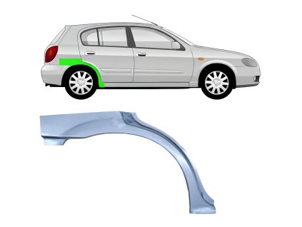 Lem%20zadni%CC%81ho%20blatni%CC%81ku%20na%20Nissan%20Almera%201999 2007%20%20Prava%CC%81