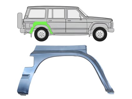 Lem%20zadni%CC%81ho%20blatni%CC%81ku%20na%20Nissan%20Patrol%201990 1997%20%20Prava%CC%81