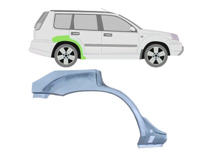 Lem%20zadni%CC%81ho%20blatni%CC%81ku%20na%20Nissan%20X TRAIL%202001 2007%20%20Prava%CC%81