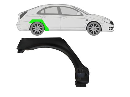 Lem%20zadni%CC%81ho%20blatni%CC%81ku%20na%20Nissan%20Primera%202001 2007%20%20Prava%CC%81