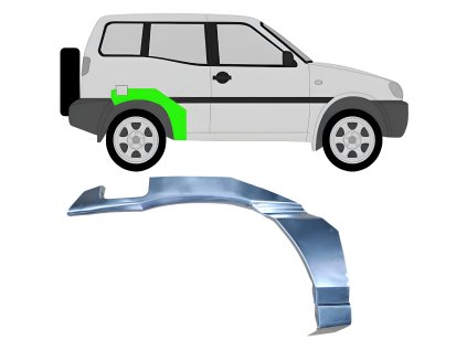 Lem%20zadni%CC%81ho%20blatni%CC%81ku%20na%20Nissan%20Terrano%201993 1999%20%20Prava%CC%81%20%283%20dver%CC%8Ce%29