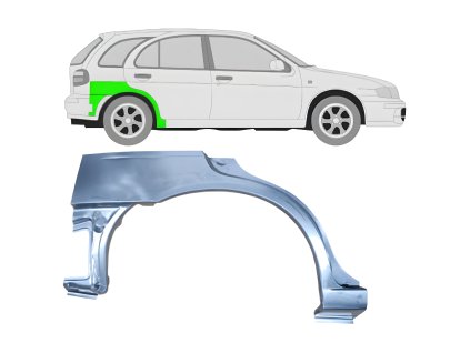 Opravny%CC%81%20plech%20spodni%CC%81%20c%CC%8Ca%CC%81sti%20zadni%CC%81ho%20blatni%CC%81kuna%20Nissan%20Almera%201995 2000%20%20Prava%CC%81
