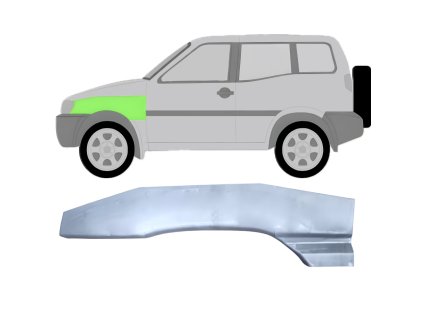 Opravny%CC%81%20plech%20pr%CC%8Cedni%CC%81ho%20blatni%CC%81ku%20na%20Nissan%20Terrano%201993 1999%20%20Leva%CC%81