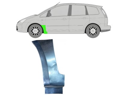 Opravny%CC%81%20plech%20pr%CC%8Cedni%CC%81ho%20blatni%CC%81ku%20na%20Ford%20C MAX%202003 2010%20%20Leva%CC%81