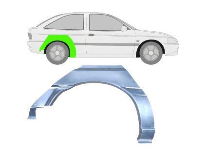 Lem%20zadni%CC%81ho%20blatni%CC%81ku%20na%20Ford%20Escort%201995 2000%20%20Prava%CC%81