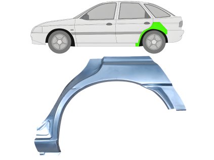 Lem%20zadni%CC%81ho%20blatni%CC%81ku%20na%20Ford%20Escort%201995 2000%20%20Leva%CC%81 02