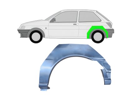 Lem%20zadni%CC%81ho%20blatni%CC%81ku%20na%20Ford%20Fiesta%201989 1995%20%20Leva%CC%81